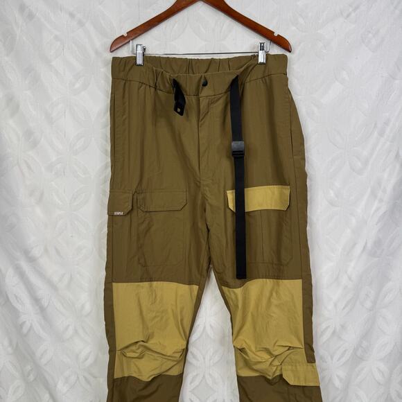 Staple Men's Tech Cargo Pants Khaki Size XL NWT - Picture 4 of 10